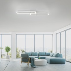 14691-55 IVEN LAMPA SUFITOWA SREBRNY