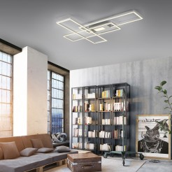 14693-55 ASMIN LAMPA SUFITOWA SREBRNY