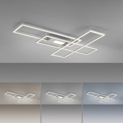 14693-55 ASMIN LAMPA SUFITOWA SREBRNY