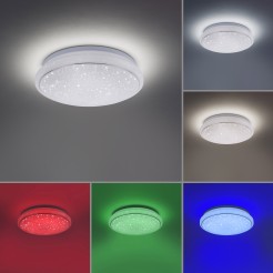 14742-16 LOLASMART-JUPI LAMPA SUFITOWA BIAŁY