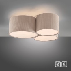 14890-39 DURO LAMPA SUFITOWA BEŻOWY