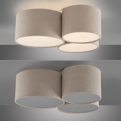 14890-39 DURO LAMPA SUFITOWA BEŻOWY