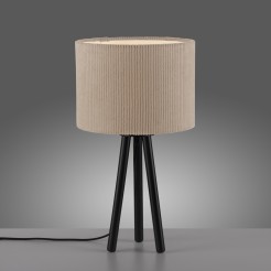 14893-39 DURO LAMPA STOŁOWA BEŻOWY/CZARNY