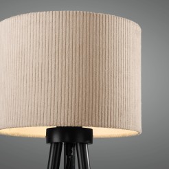 14893-39 DURO LAMPA STOŁOWA BEŻOWY/CZARNY