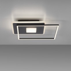 15045-18 DOMINO LAMPA SUFITOWA CZARNY/BIAŁY