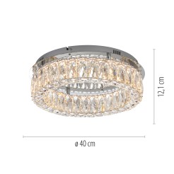 15204-17 KULUNKA LAMPA SUFITOWA CHROM