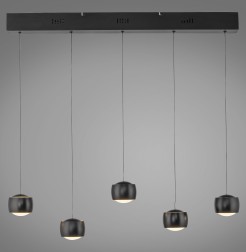 15262-18 BALLINI LAMPA WISZĄCA CZARNY