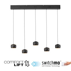 15262-18 BALLINI LAMPA WISZĄCA CZARNY
