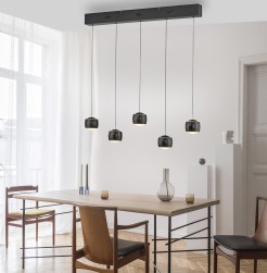 15262-18 BALLINI LAMPA WISZĄCA CZARNY