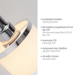 15371-17 ACCOR KINKIET CHROM