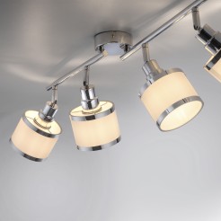 15374-17 ACCOR LAMPA SUFITOWA CHROM
