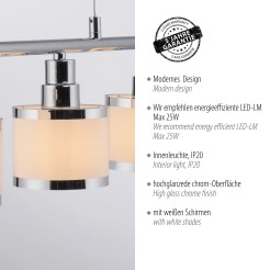 15375-17 ACCOR LAMPA WISZĄCA CHROM