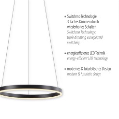 15393-13 RITUS LAMPA WISZĄCA ANTRACYT
