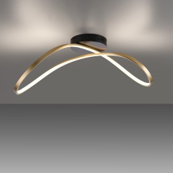 15405-68 OKTA LAMPA SUFITOWA MATOWY MOSIĄDZ