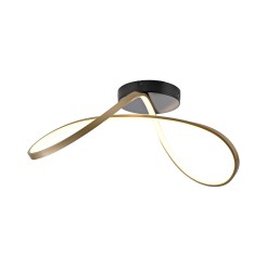 15405-68 OKTA LAMPA SUFITOWA MATOWY MOSIĄDZ