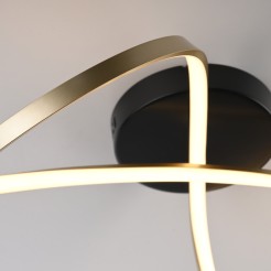 15405-68 OKTA LAMPA SUFITOWA MATOWY MOSIĄDZ