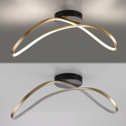 15405-68 OKTA LAMPA SUFITOWA MATOWY MOSIĄDZ