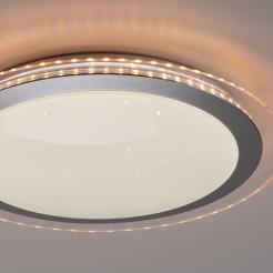 15411-21 CYBA LAMPA SUFITOWA SREBRNY