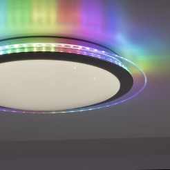 15411-21 CYBA LAMPA SUFITOWA SREBRNY