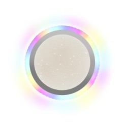 15411-21 CYBA LAMPA SUFITOWA SREBRNY