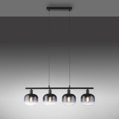 15421-18 ZEA LAMPA WISZĄCA CZARNY