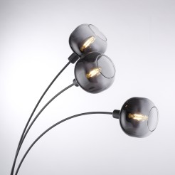 15422-18 ZEA LAMPA PODŁOGOWA CZARNY
