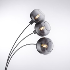 15422-18 ZEA LAMPA PODŁOGOWA CZARNY