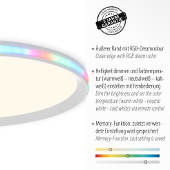 15555-16 GALACTICA LAMPA SUFITOWA BIAŁY