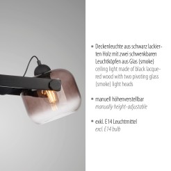 15752-18 CUP 2.0 LAMPA WISZĄCA CZARNY