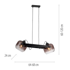 15752-18 CUP 2.0 LAMPA WISZĄCA CZARNY