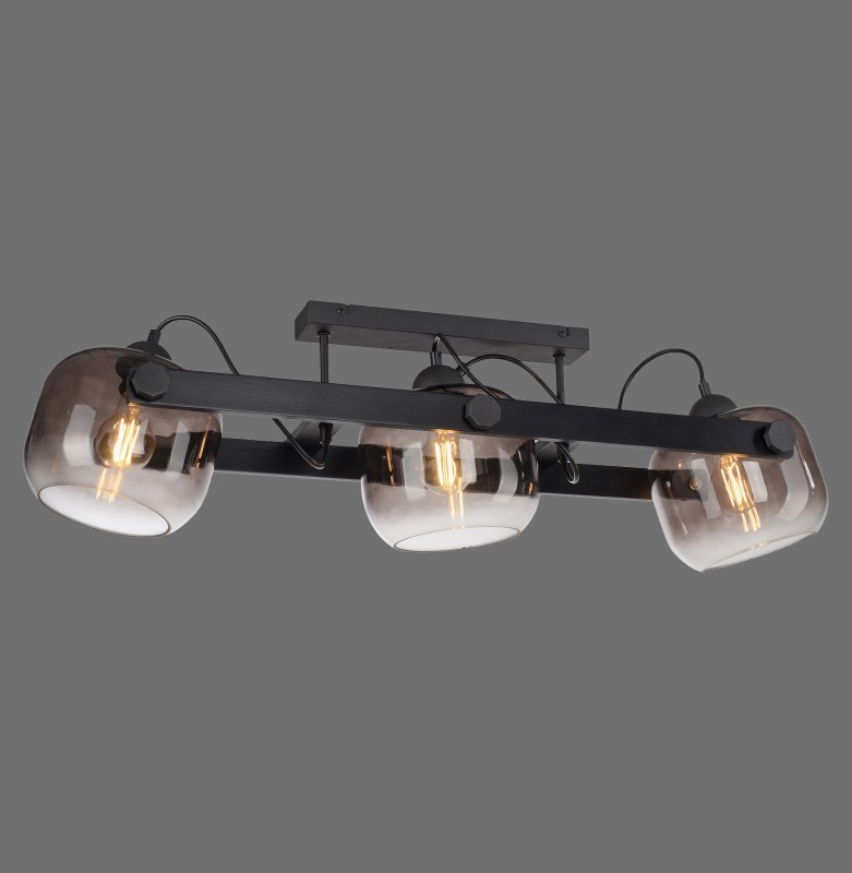 15755-18 CUP 2.0 LAMPA SUFITOWA CZARNY