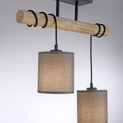 15782-29 GREEN TRIBU LAMPA SUFITOWA DREWNO/BEŻOWY