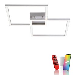 16429-55 LOLASMART-MAXI LAMPA SUFITOWA STALOWY