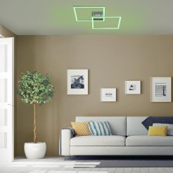 16429-55 LOLASMART-MAXI LAMPA SUFITOWA STALOWY