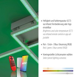 16429-55 LOLASMART-MAXI LAMPA SUFITOWA STALOWY