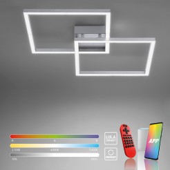 16429-55 LOLASMART-MAXI LAMPA SUFITOWA STALOWY
