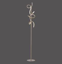 19031-60 CURLS LAMPA PODŁOGOWA MATOWY MOSIĄDZ