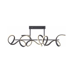 19032-18 CURLS LAMPA SUFITOWA CZARNY