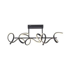 19032-18 CURLS LAMPA SUFITOWA CZARNY