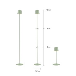19252-43 EURIA LAMPA PODŁOGOWA/ZEWNĘTRZNA ZIELONY