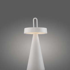 19302-16 ALWA LAMPA STOŁOWA/ZEWNĘTRZNA BIAŁY