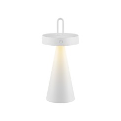 19302-16 ALWA LAMPA STOŁOWA/ZEWNĘTRZNA BIAŁY