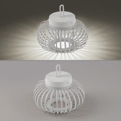19303-16 AKUBA LAMPA STOŁOWA/ZEWNĘTRZNA BEZPRZEWODOWA BIAŁY