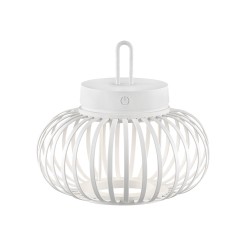 19303-16 AKUBA LAMPA STOŁOWA/ZEWNĘTRZNA BEZPRZEWODOWA BIAŁY