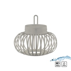 19303-40 AKUBA LAMPA STOŁOWA/ZEWNĘTRZNA BEZPRZEWODOWA SZARY