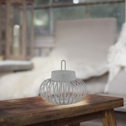19303-40 AKUBA LAMPA STOŁOWA/ZEWNĘTRZNA BEZPRZEWODOWA SZARY