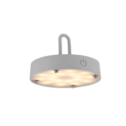 19303-40 AKUBA LAMPA STOŁOWA/ZEWNĘTRZNA BEZPRZEWODOWA SZARY