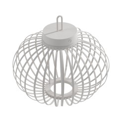 19304-16 AKUBA LAMPA STOŁOWA/ZEWNĘTRZNA BEZPRZEWODOWA BIAŁY