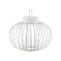 19304-16 AKUBA LAMPA STOŁOWA/ZEWNĘTRZNA BEZPRZEWODOWA BIAŁY