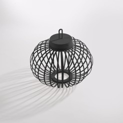 19304-18 AKUBA LAMPA STOŁOWA/ZEWNĘTRZNA BEZPRZEWODOWA CZARNY